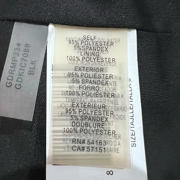 Guess sleeveless scuba dress black size 8 - Picture 15 of 16